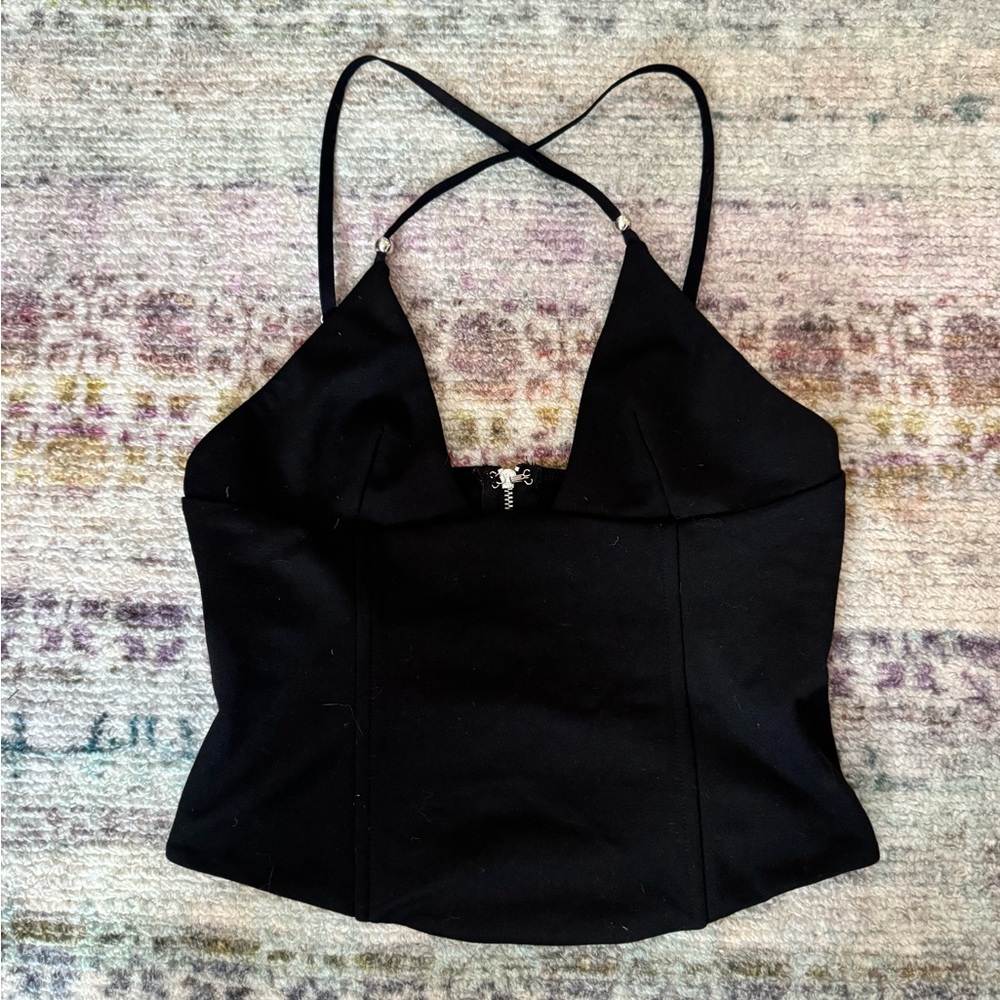 Elegant Black Women's Top